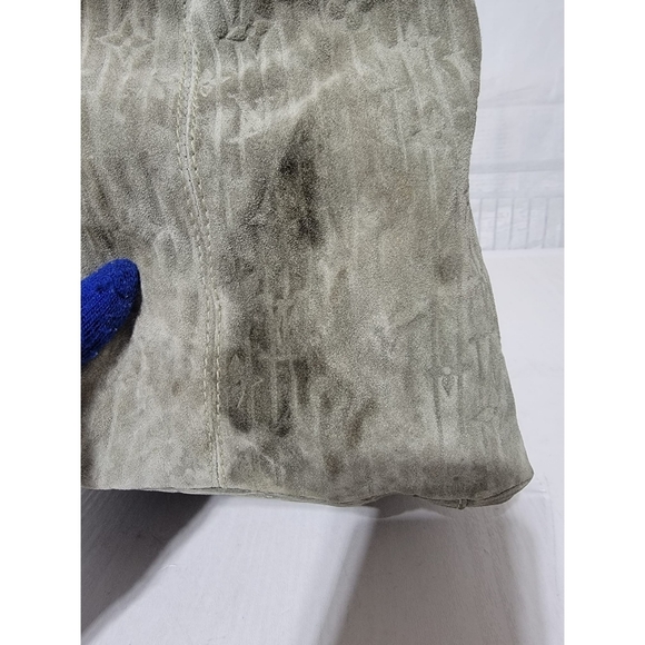 SOLD***Authentic Louis Vuitton Limited Edition Whisper Bag Monogram Suede & Pyt… - Picture 11 of 13
